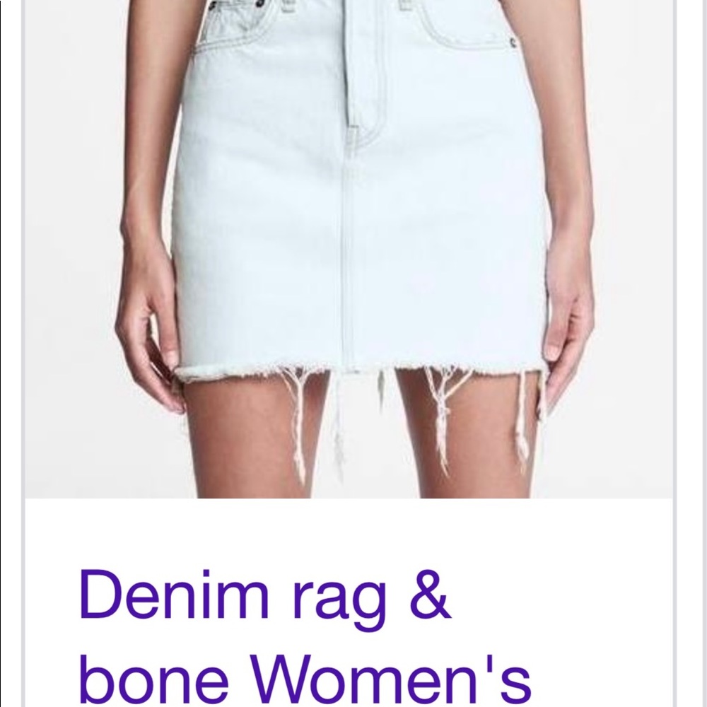 Rag and Bone Mini skirt denim size 29